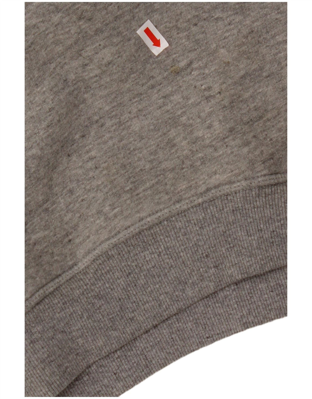 JACK WILLS Ženska velika majica s kapuljačom UK 10 Mali sivi pamuk