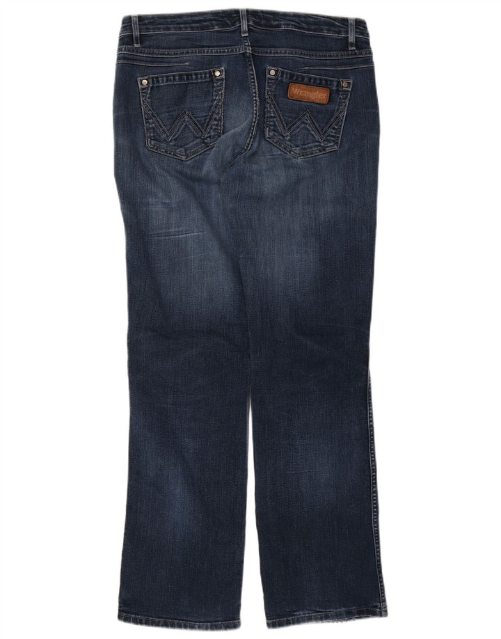Wrangler ženske ravne traperice Sara W32 L32 plavi pamuk