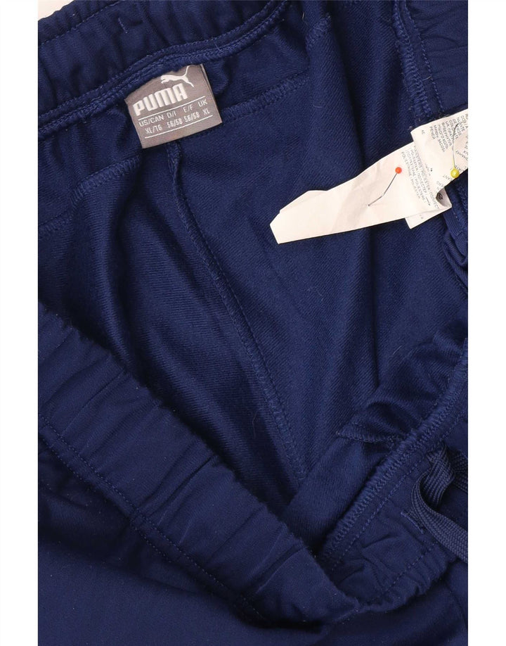 Puma muške trenirke Hlače Joggers XL plavi poliester u boji