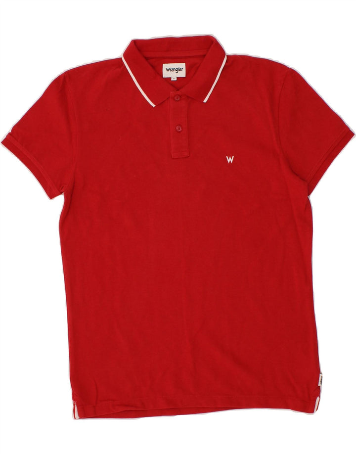 WRANGLER Mens Polo Shirt Small Red Cotton Vintage Wrangler and Second-Hand Wrangler from Messina Hembry 