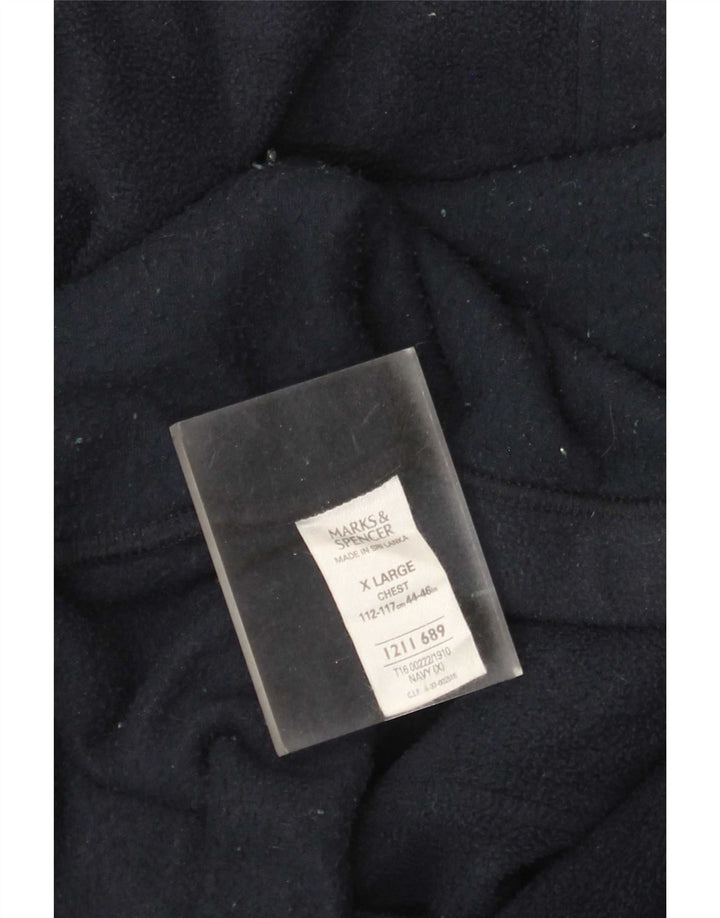 Marks & Spencer muška jakna od flisa UK 44 XL tamnoplavi poliester