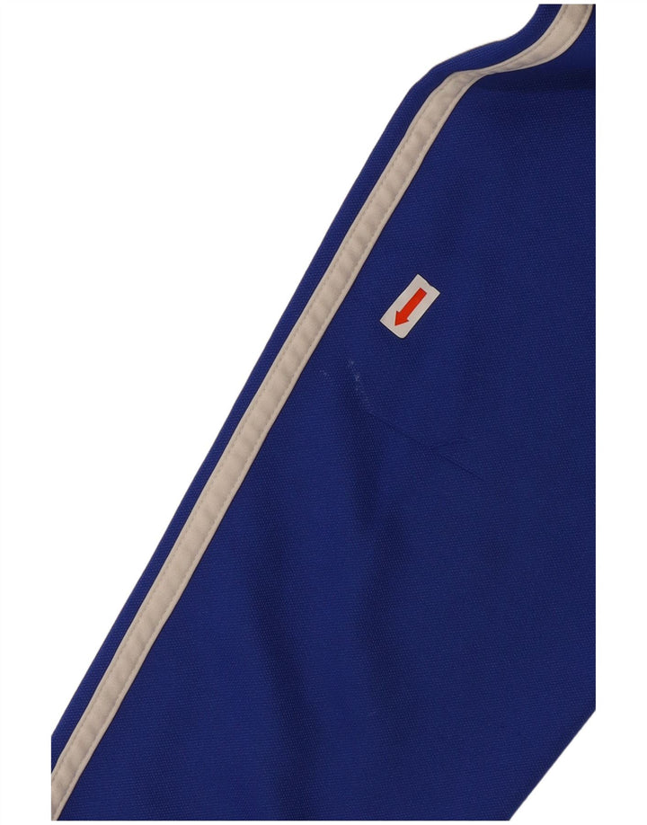 ADIDAS Muški Climalite Pulover Trenirka Top Medium Blue Colourblock
