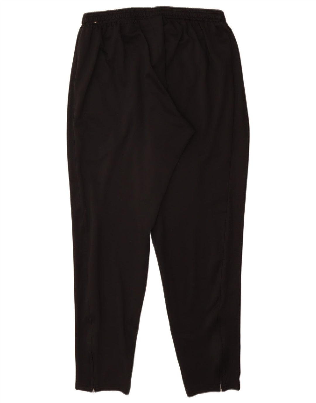 NIKE Ženske Dri Fit Trenirke Hlače UK 14 Veliki crni poliester