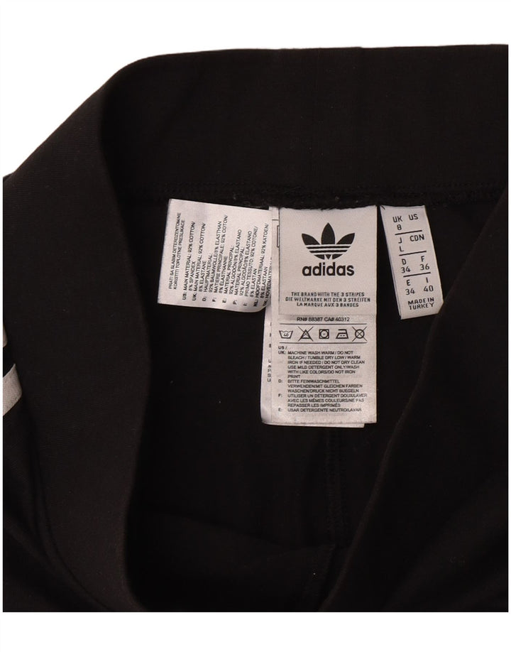 Adidas ženske tajice UK 8 male crne pamučne