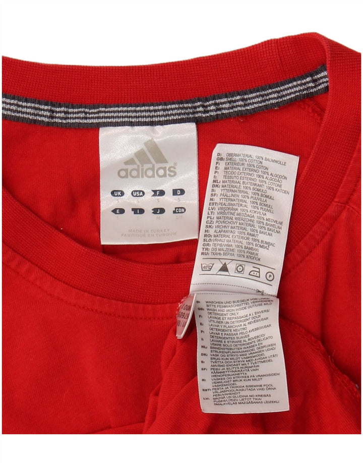 Adidas muška majica kratkih rukava mala crvena pamuk