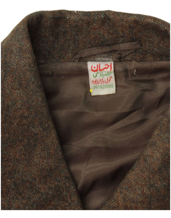 Vintage ženski kaput UK 14 Srednje smeđi