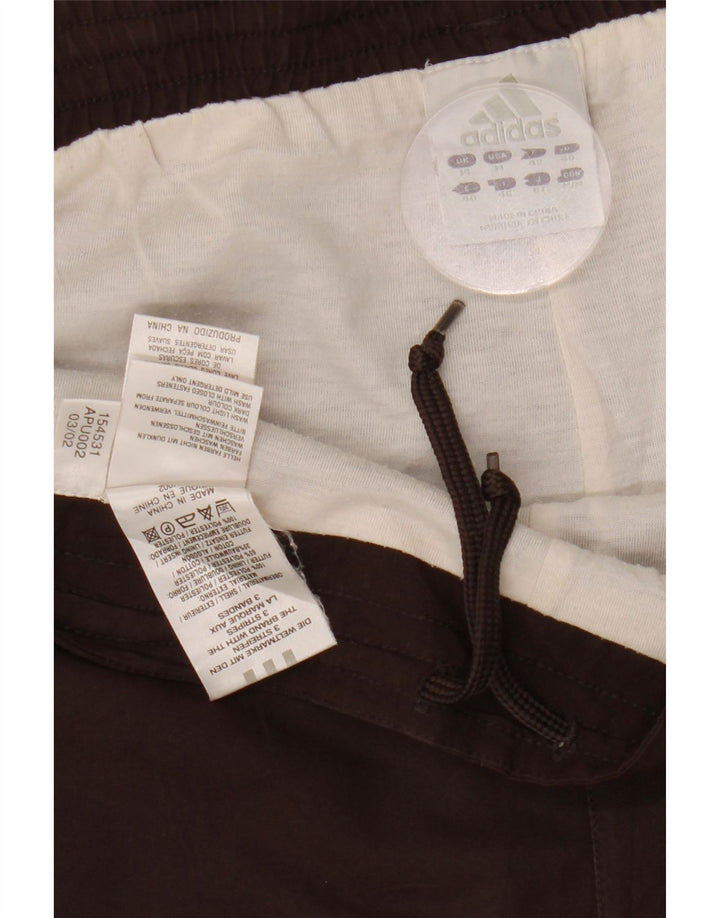 ADIDAS Ženske trenirke Hlače UK 14 Srednje smeđi poliester