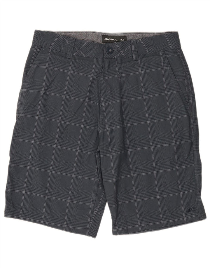 O'Neill muške chino kratke hlače W30 Medium tamnoplavi karirani poliester
