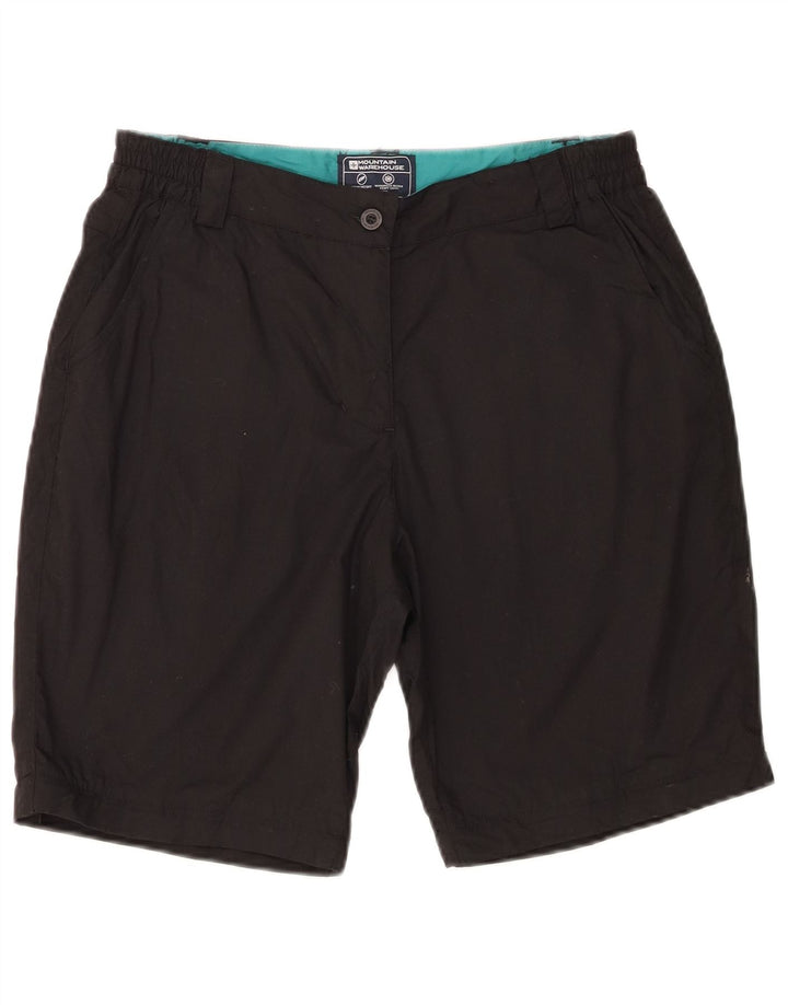 Mountain Warehouse Ženske chino kratke hlače UK 10 male W28 crni poliester