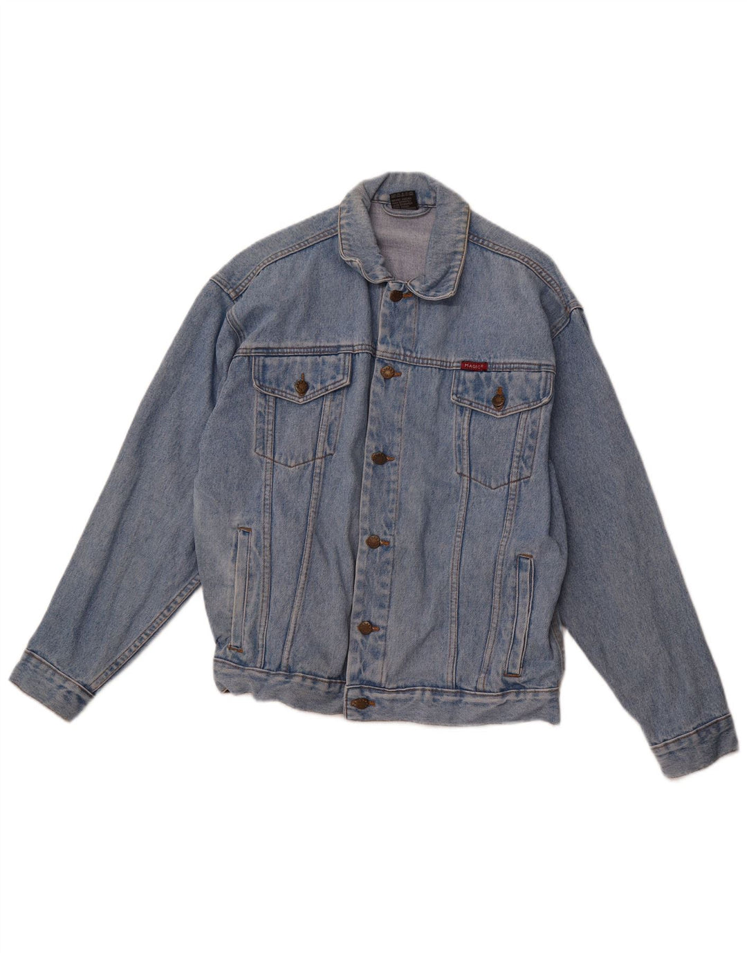 MAGIC VENTURE Ženska traper jakna UK 16 Large Blue Cotton