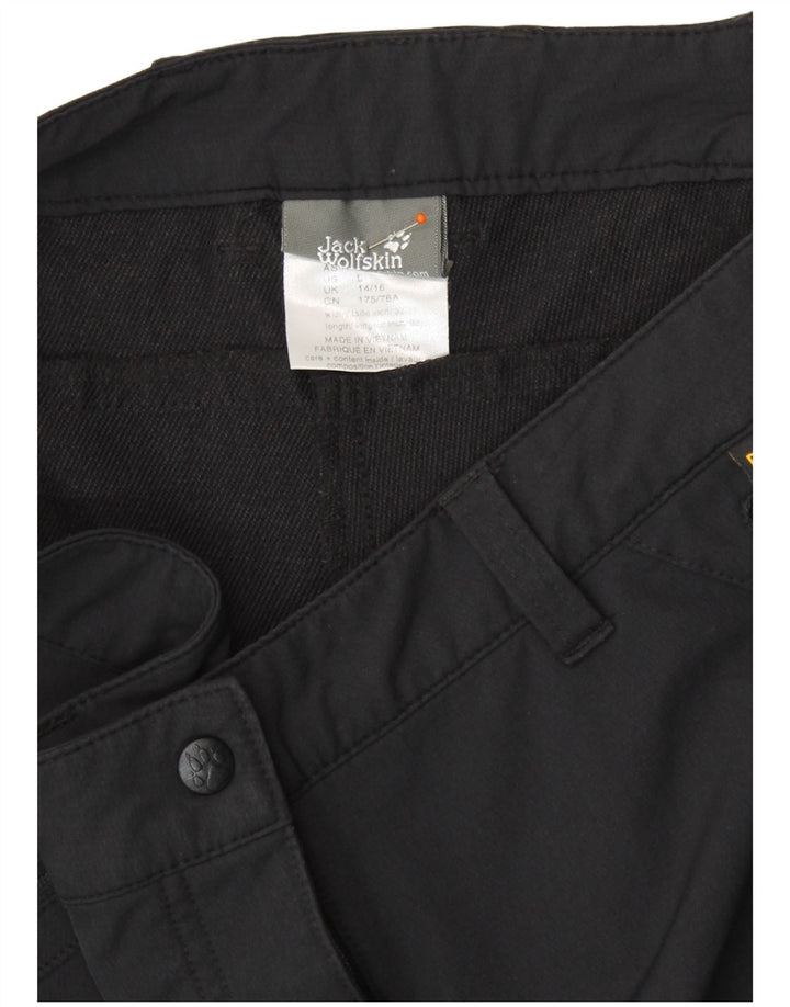 JACK WOLFSKIN Ženske planinarske kargo hlače UK 14/16 Large W34 L30 Crne