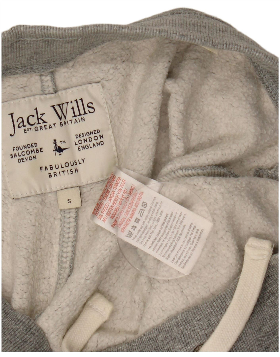 Jack Wills Muške sportske kratke hlače Mali sivi flekasti pamuk