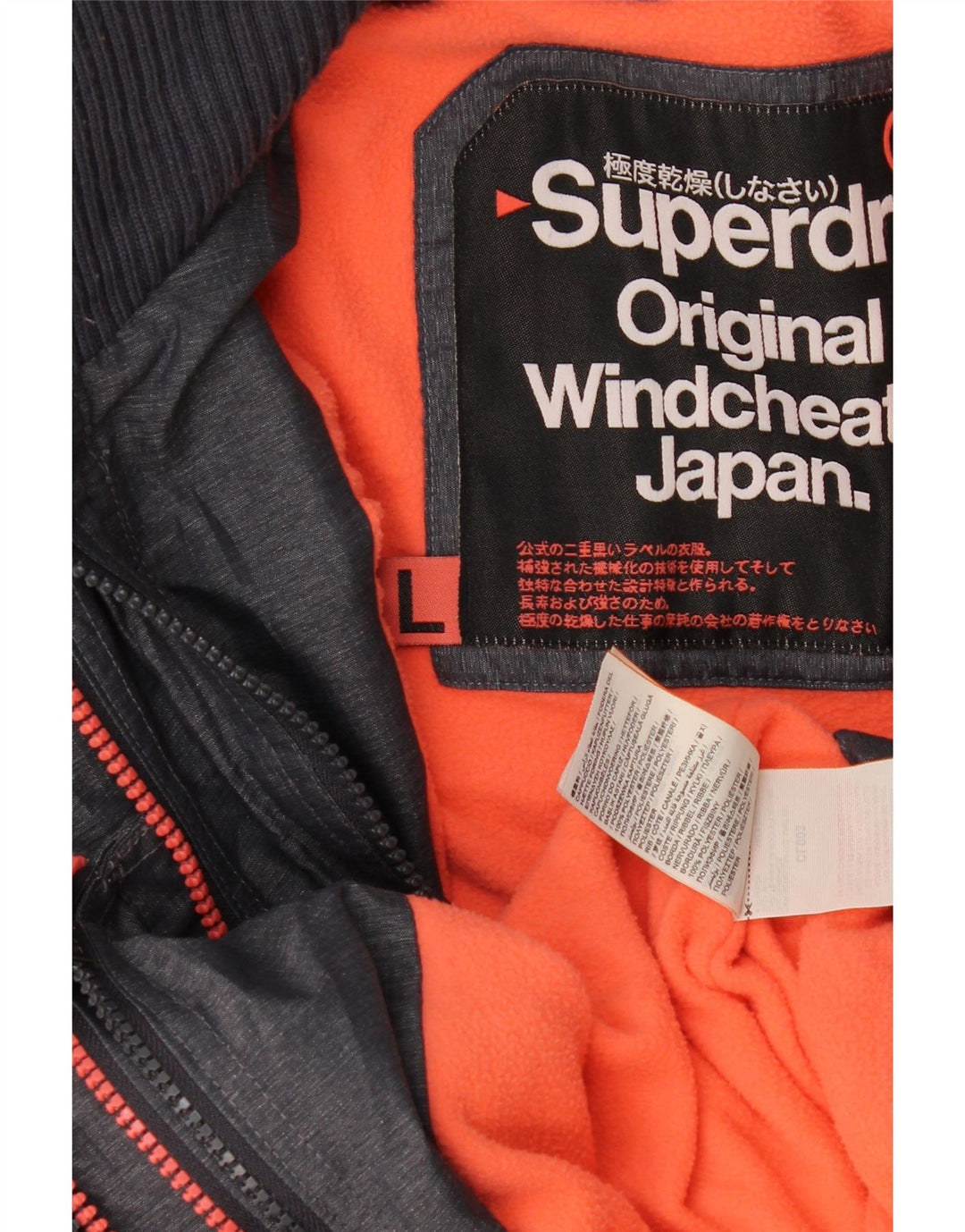 Superdry ženska jakna vjetrovka s kapuljačom UK 16 velika siva