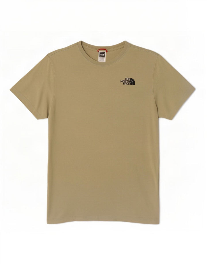 The North Face muška majica s grafičkim motivima, srednji kaki pamuk