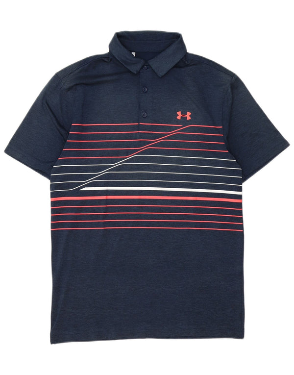 Under Armour muška polo majica mala tamnoplava na pruge