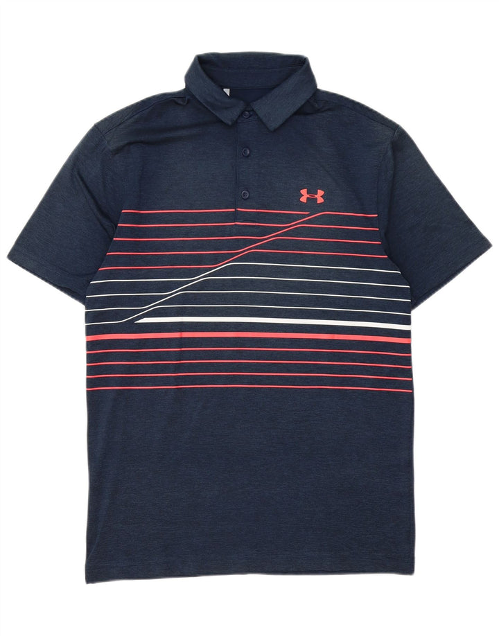 Under Armour muška polo majica mala tamnoplava na pruge