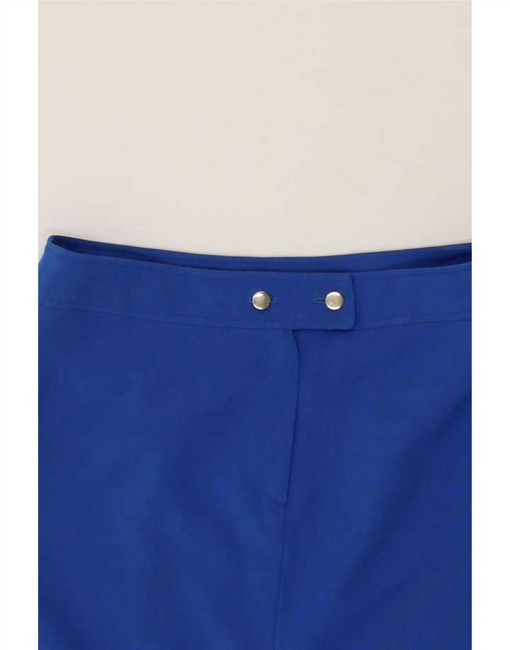 VINTAGE Womens Maxi Skirt W32 Large Blue Polyester Vintage Vintage and Second-Hand Vintage from Messina Hembry 