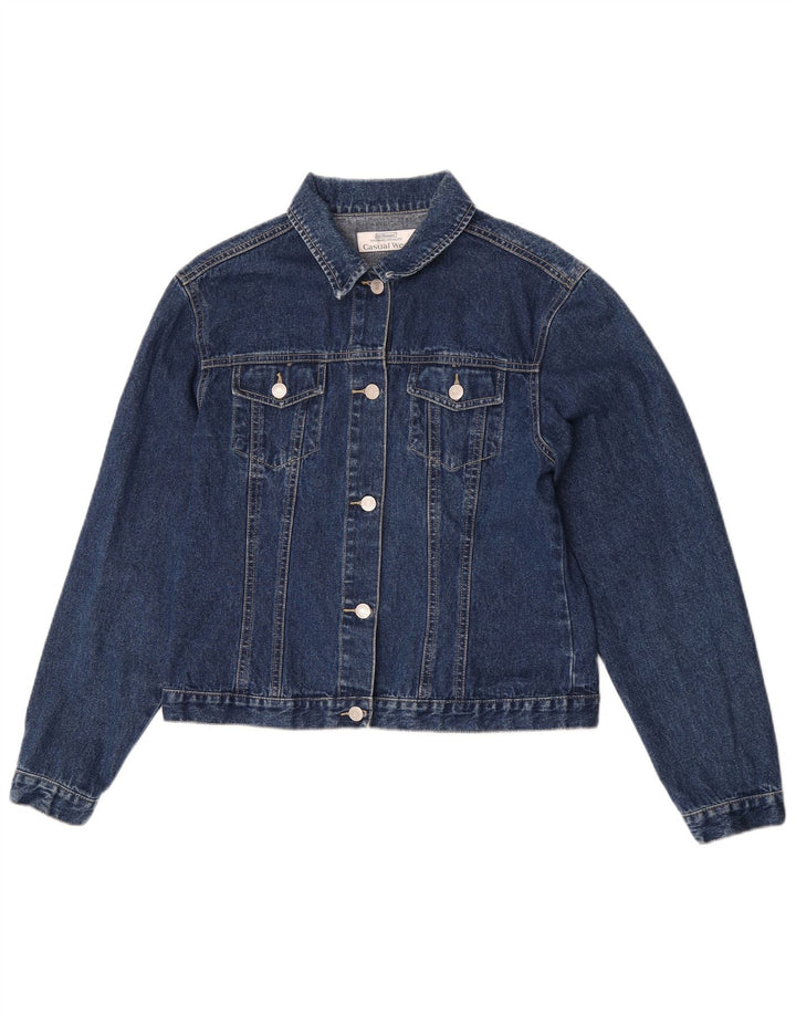 St. Bernard Ženska traper jakna UK 16 Veliki plavi pamuk