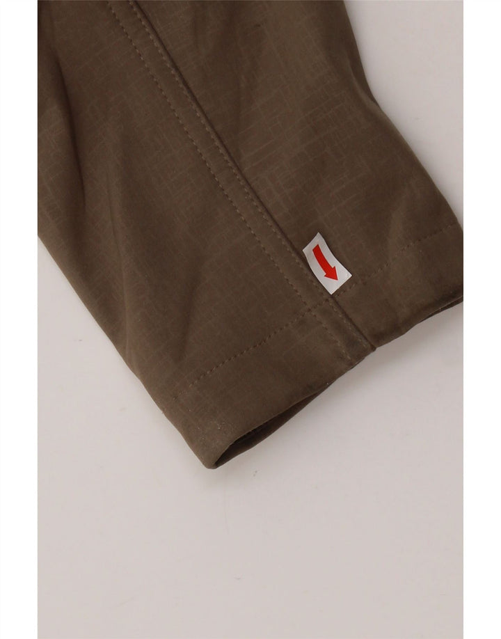 EDDIE BAUER Ženska vjetrovka s kapuljačom UK 16 Veliki bež poliester