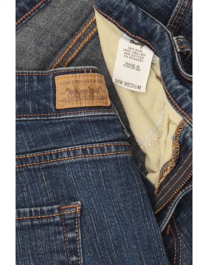 LEVI'S ženske 512 traper kratke hlače US 20 3XL W40 plavi pamuk