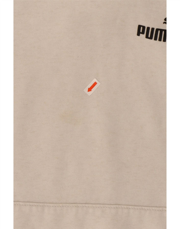 Puma ženska majica s kapuljačom UK 12 srednji bijeli poliester