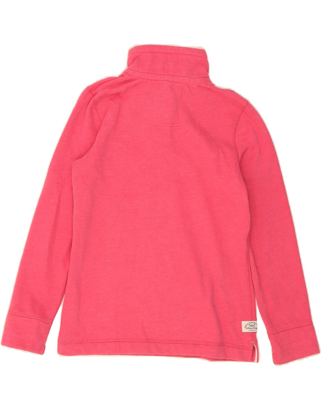 CREW CLOTHING Womens Oversized Sweatshirt Jumper UK 10 Small Pink Vintage Crew Clothing and Second-Hand Crew Clothing from Messina Hembry 