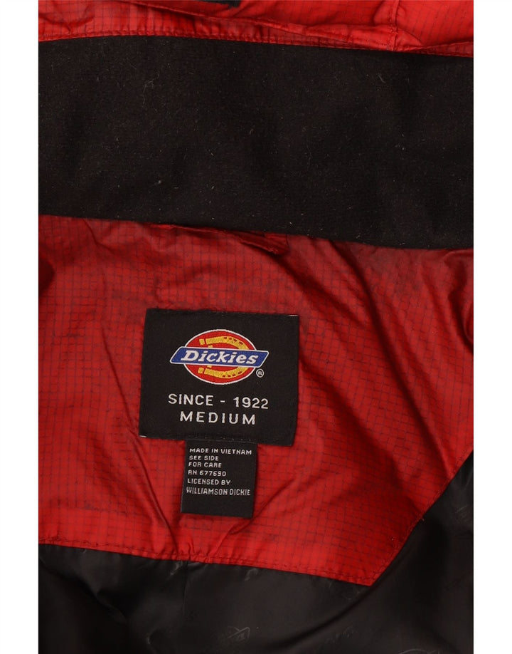 Dickies muška podstavljena jakna s kapuljačom UK 38 srednje crvene boje najlon