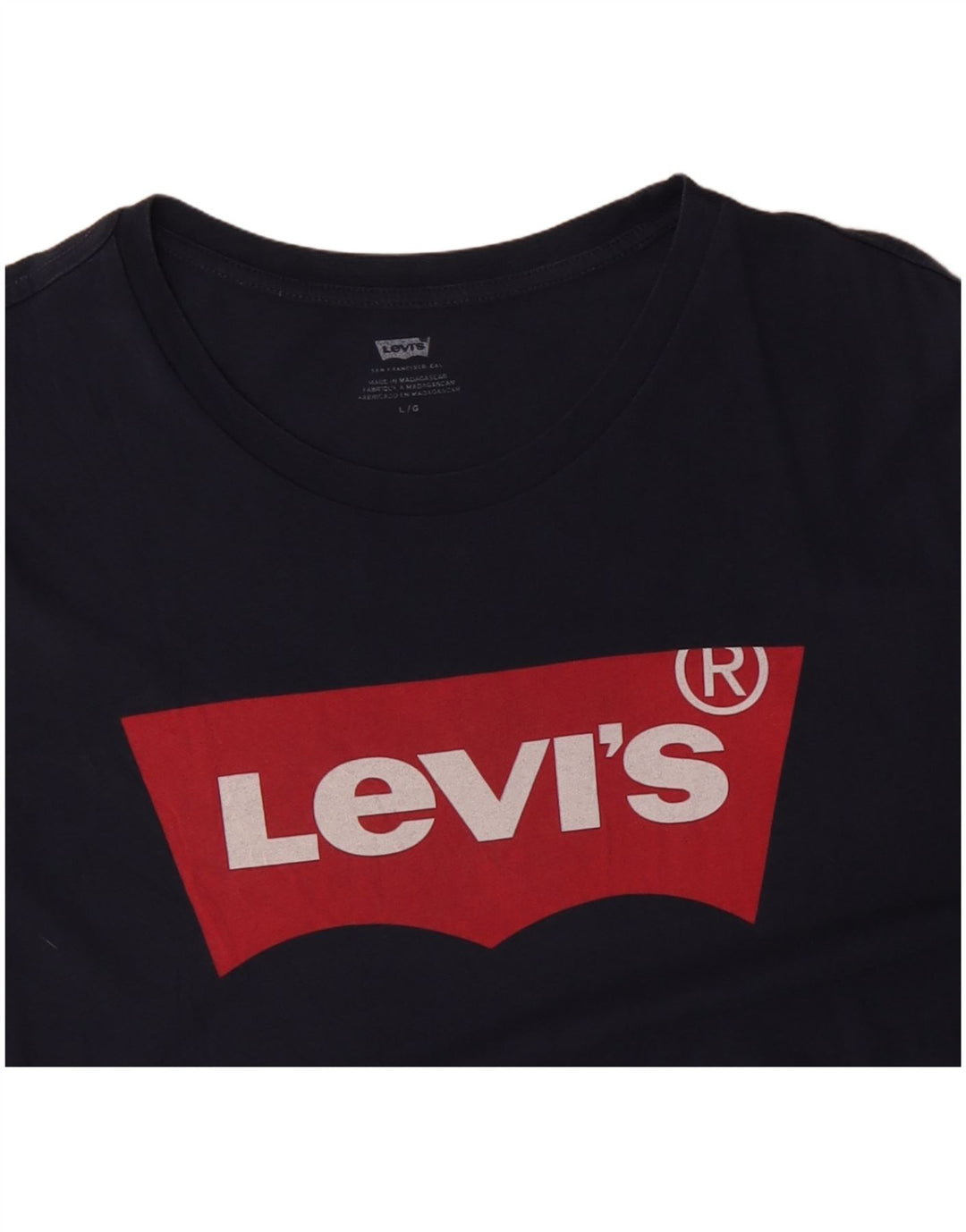 LEVI'S muška majica kratkih rukava s grafičkim motivima, veliki tamnoplavi pamuk