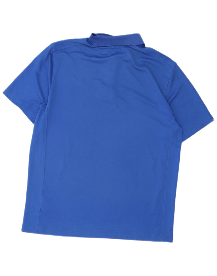 Nike muška Dri Fit polo majica velika plava poliesterska