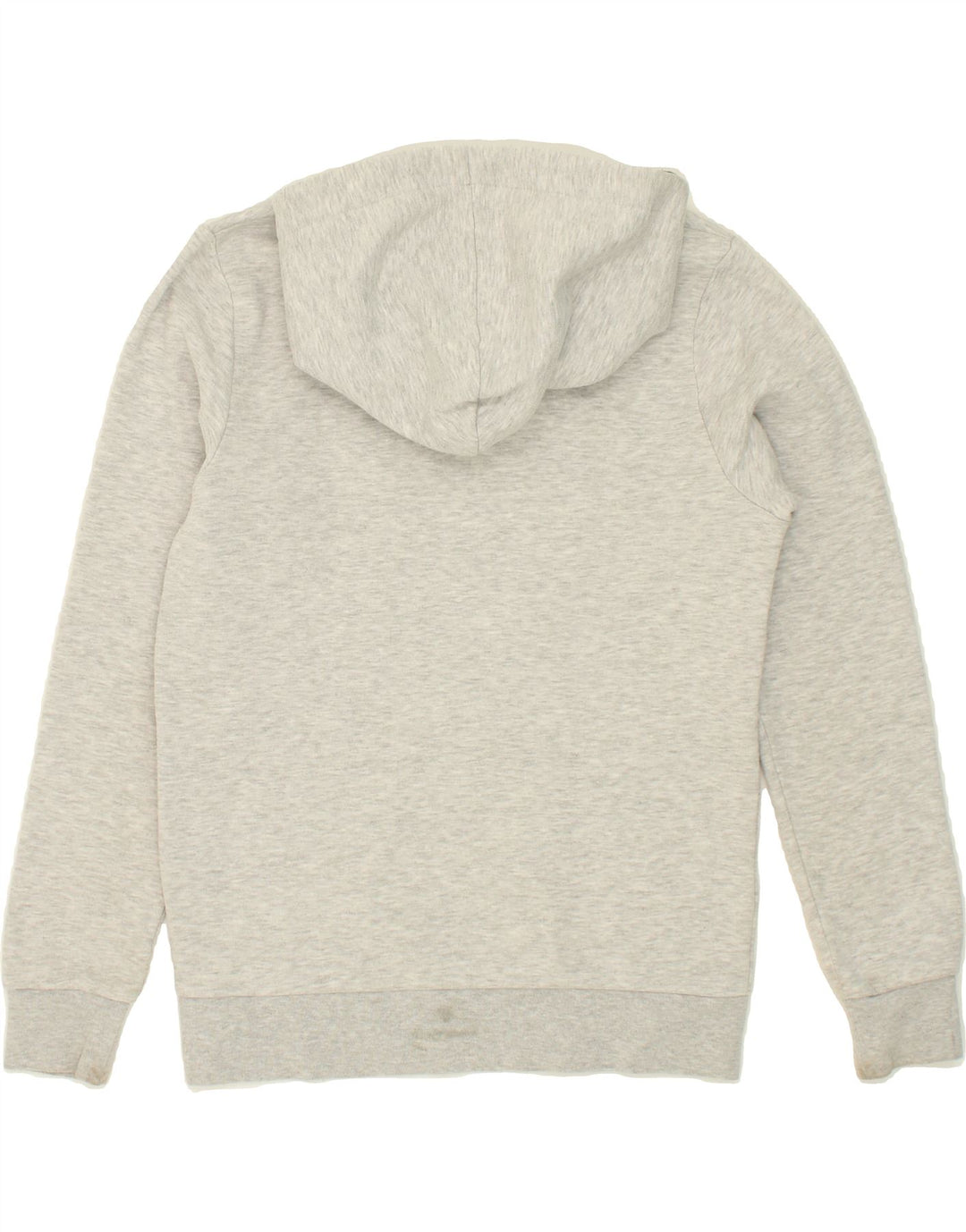 JACK & JONES Mens Graphic Hoodie Jumper Small Grey Flecked Polyester Vintage Jack & Jones and Second-Hand Jack & Jones from Messina Hembry 