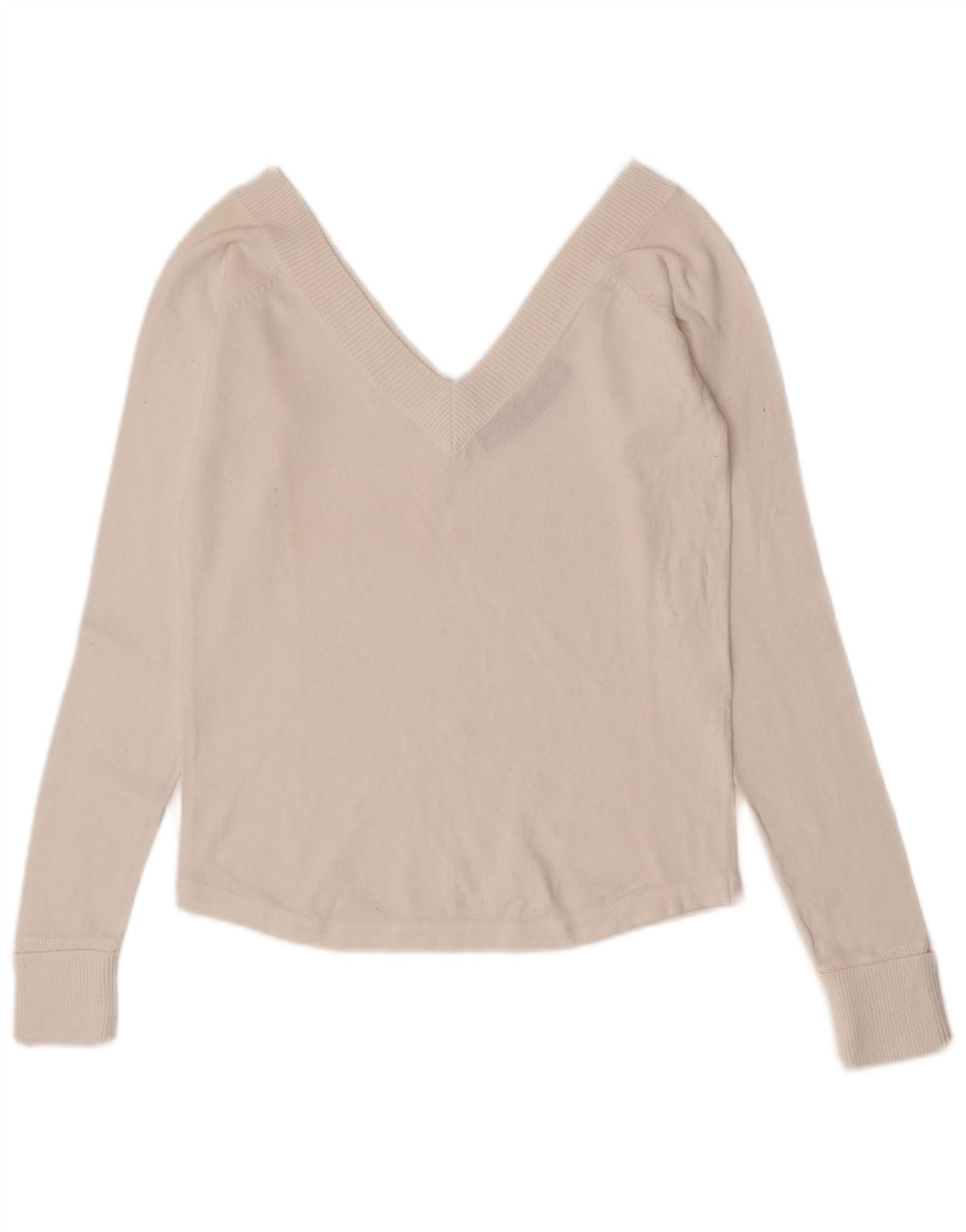 Zara ženski gornji dio bluze UK 14 Large White Cotton