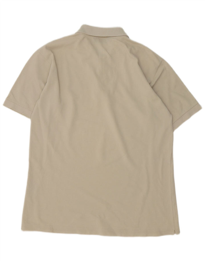 Kappa muška polo majica Large Off White Pamuk