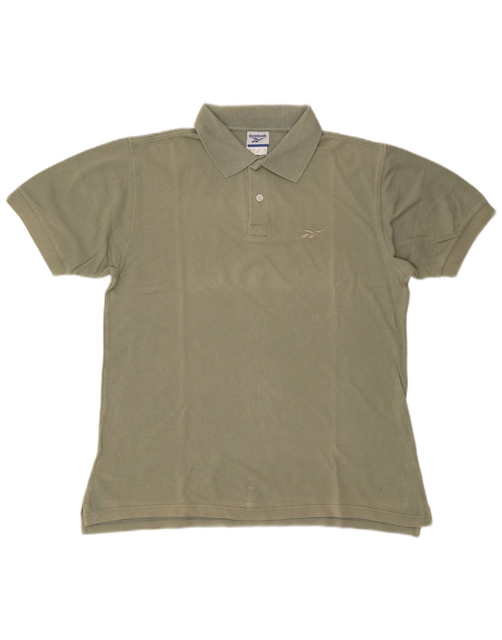 Reebok muška polo majica, srednji kaki pamuk
