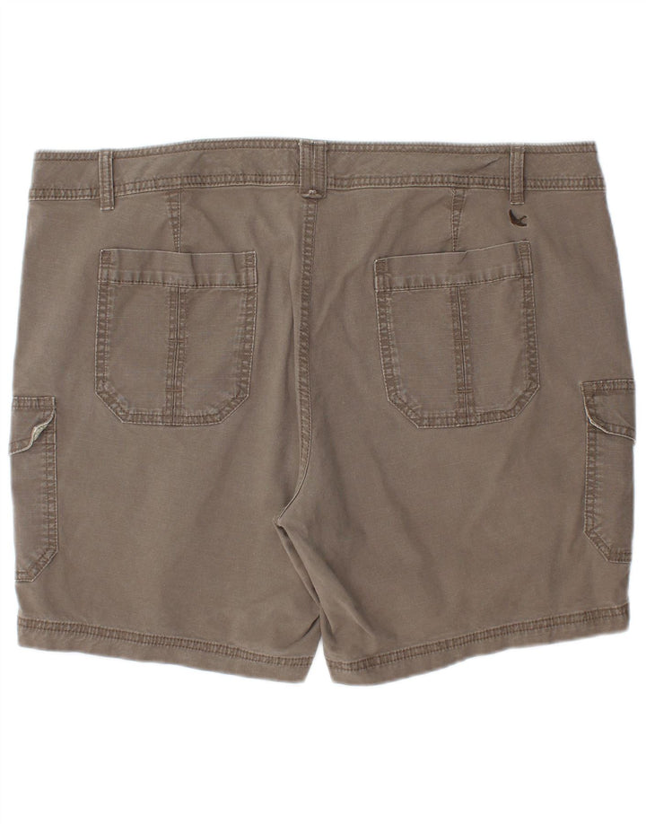 Eddie Bauer ženske kargo kratke hlače US 18 2XL W40 sivi pamuk