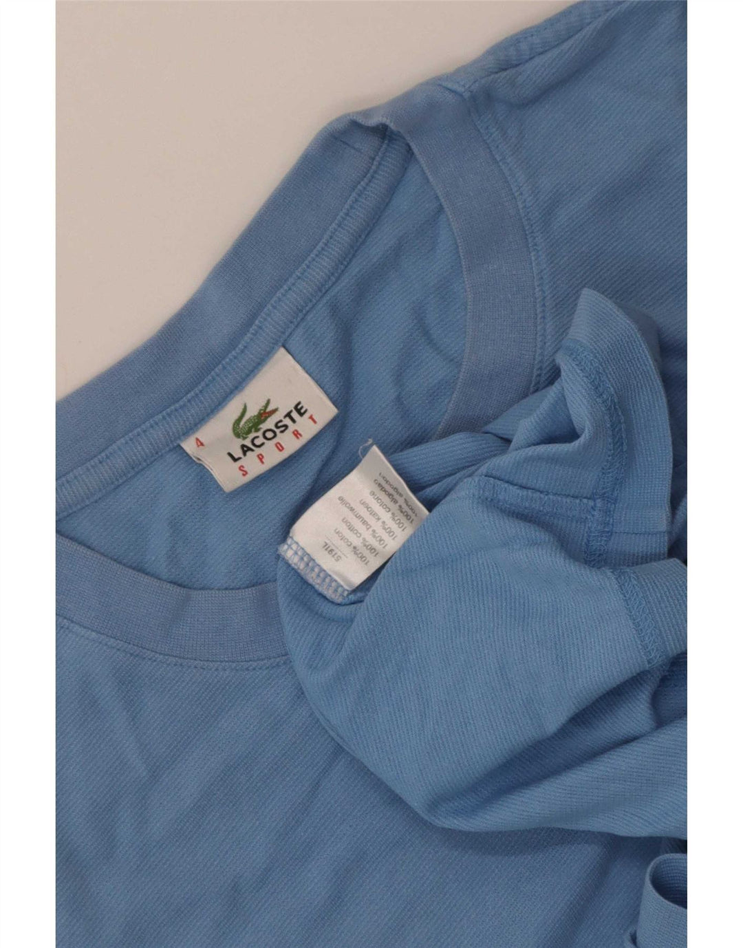 Lacoste muška majica kratkih rukava, veličina 4 srednje plavi pamuk