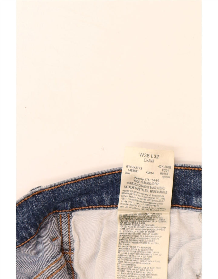 WRANGLER Ženske ravne traperice W36 L32 Plavi pamuk