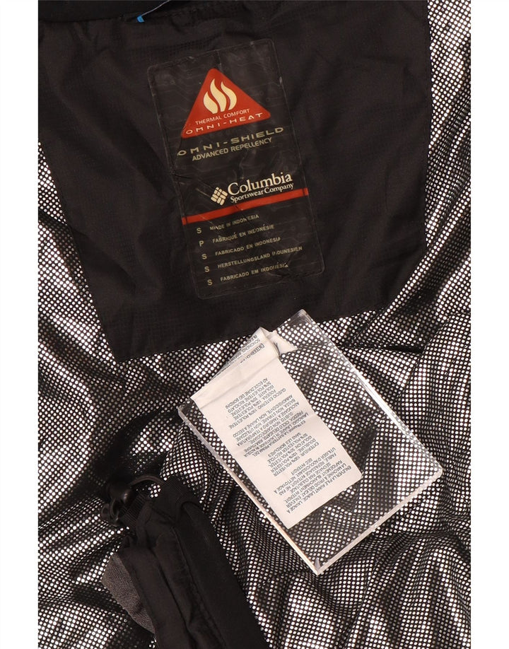 COLUMBIA Ženska Omni-Shield Padded Gilet UK 10 Small Black Colourblock