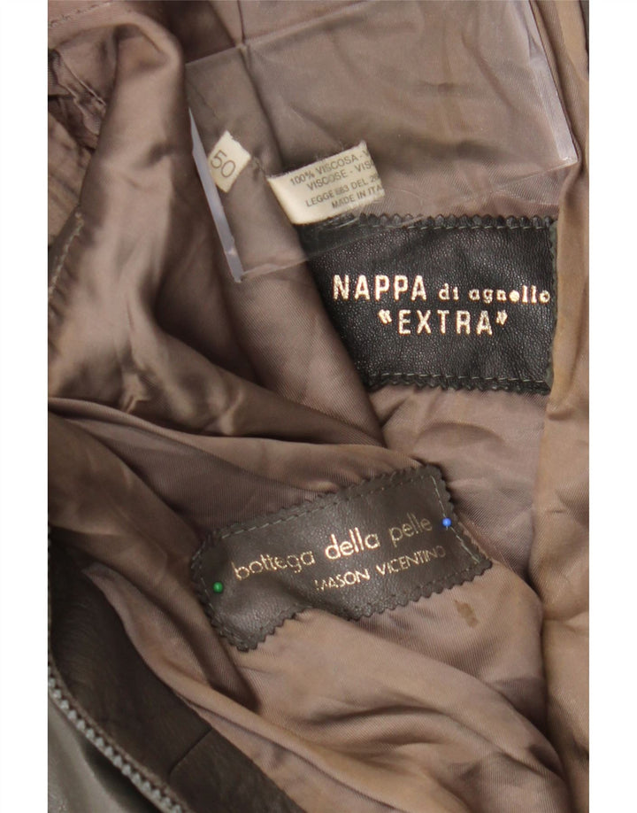 VINTAGE muška kožna jakna IT 50 Large Brown Leather