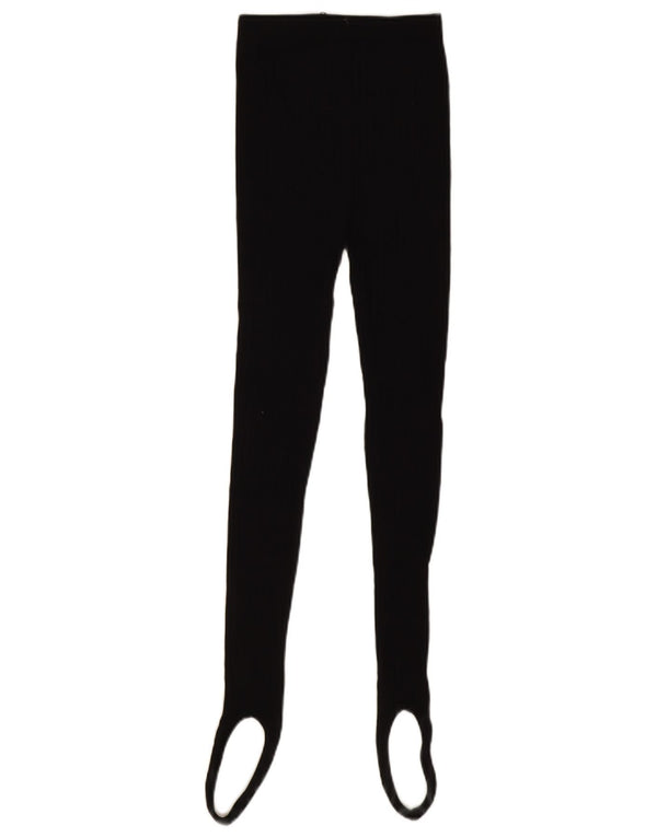 Zara ženske tajice sa stremenom UK 12 Srednje crni pamuk