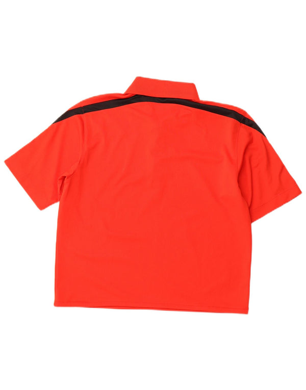 NIKE ženska polo majica Dri Fit UK 10 Small Red Colourblock