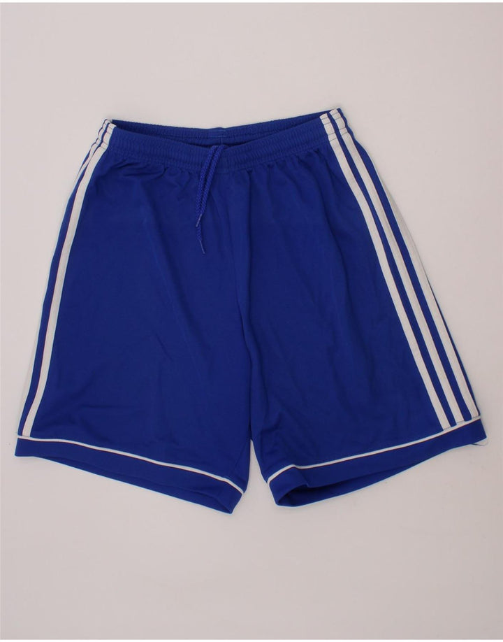 ADIDAS Mens Aeroready Sport Shorts Small  Blue Polyester Vintage Adidas and Second-Hand Adidas from Messina Hembry 