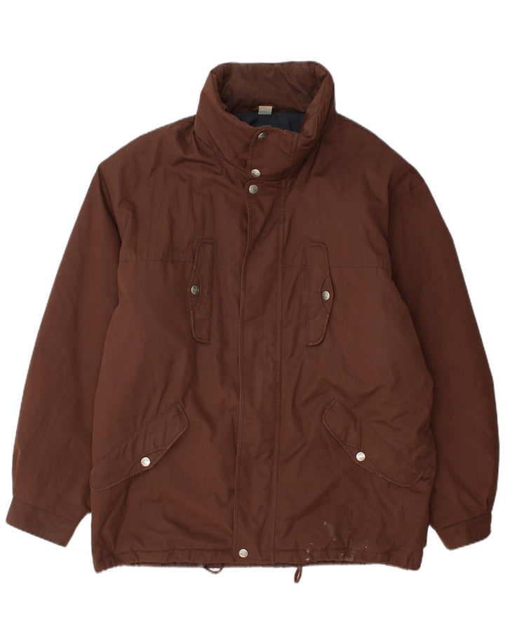 FILA muška pomoćna jakna s kapuljačom Magic Line IT 50 veliki smeđi poliester