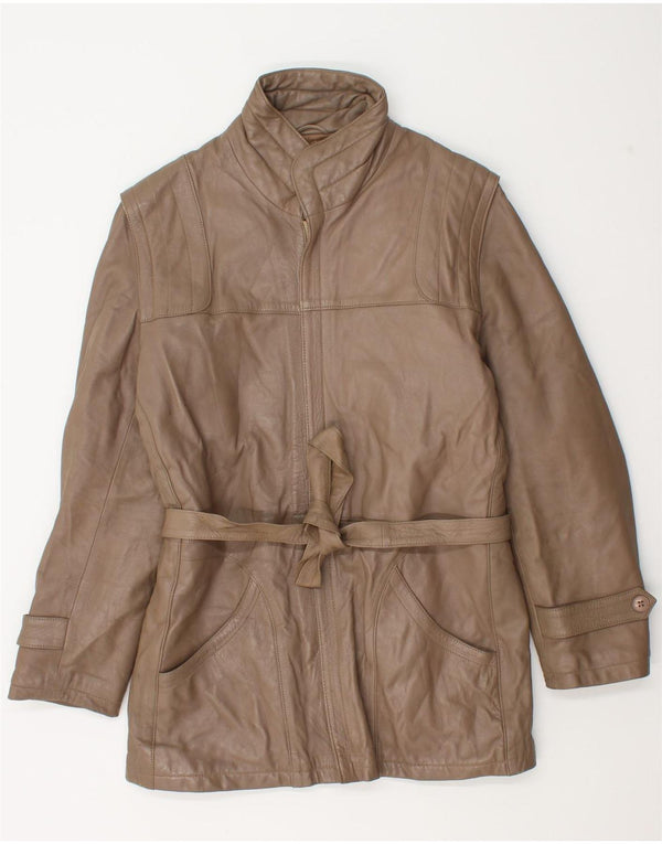 Vintage muška kožna jakna IT 46 Mala smeđa