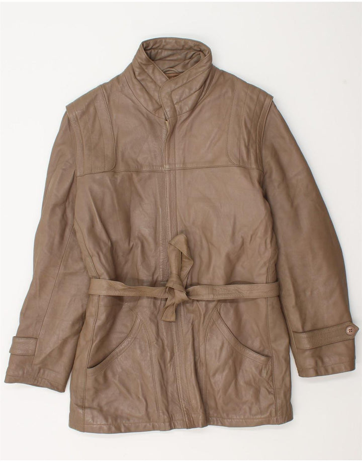 Vintage muška kožna jakna IT 46 Mala smeđa