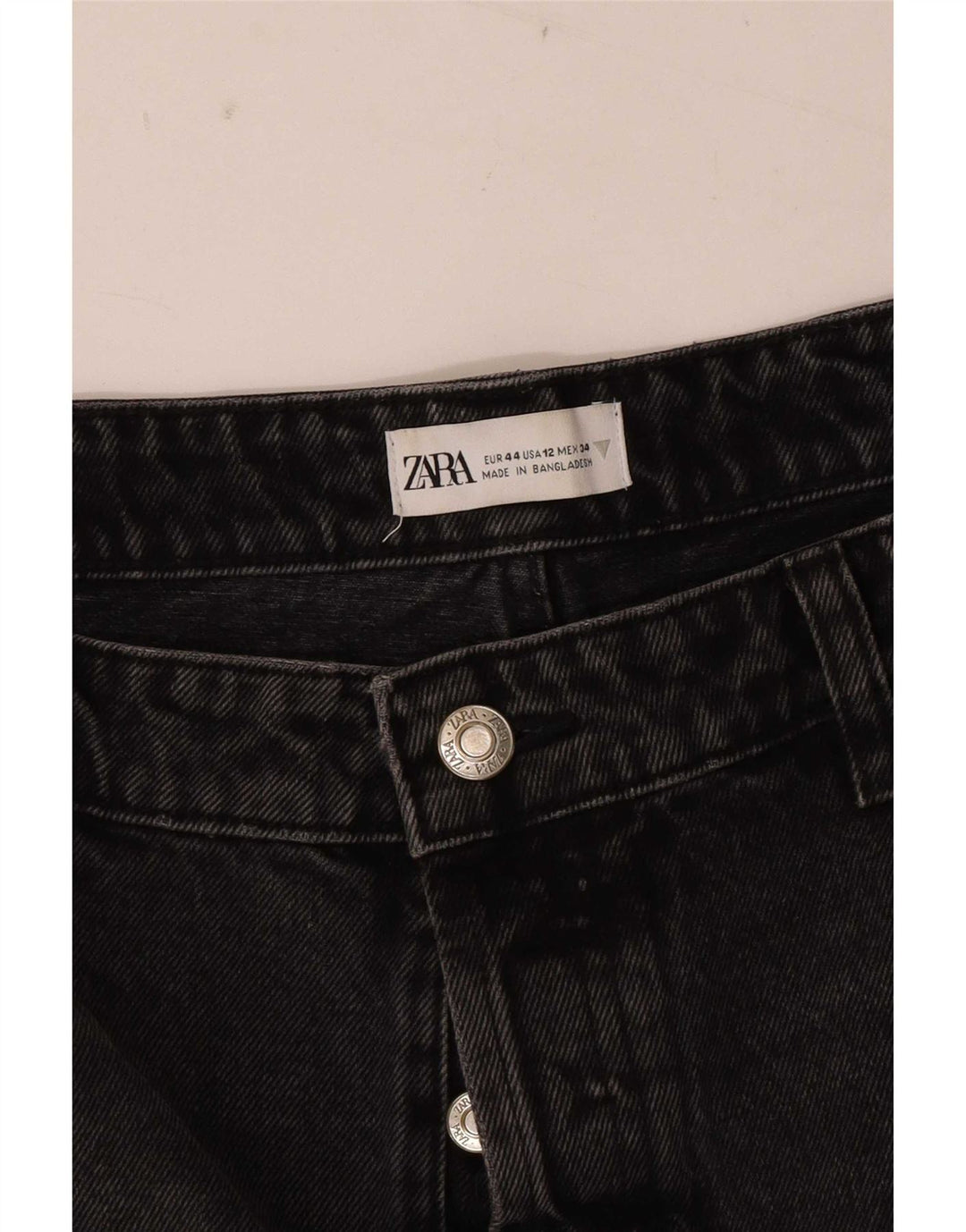 Zara ženske kratke traper kratke hlače EU 44 XL W34 crne