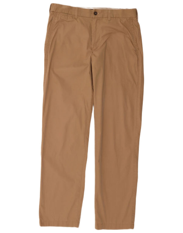 Marks & Spencer muške chino hlače Blue Harbor W34 L33 bež pamuk