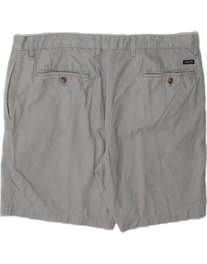 CHAPS Mens Chino Shorts W42 2XL Grey Cotton Vintage Chaps and Second-Hand Chaps from Messina Hembry 
