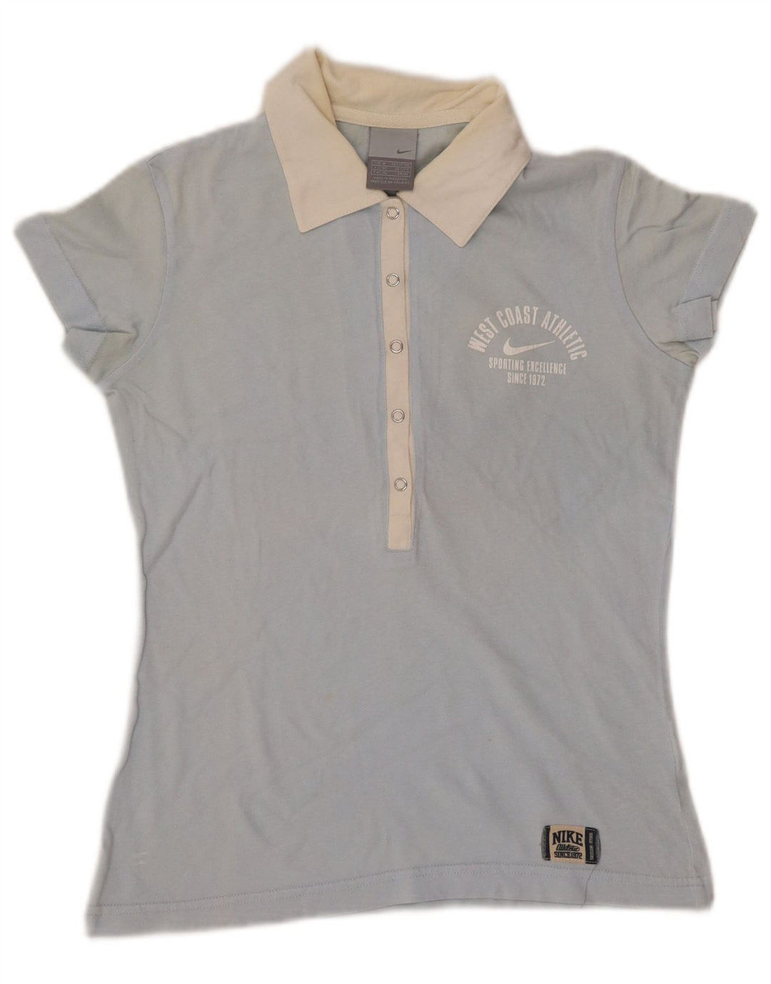 NIKE ženska polo majica UK 10/12 srednje plave boje