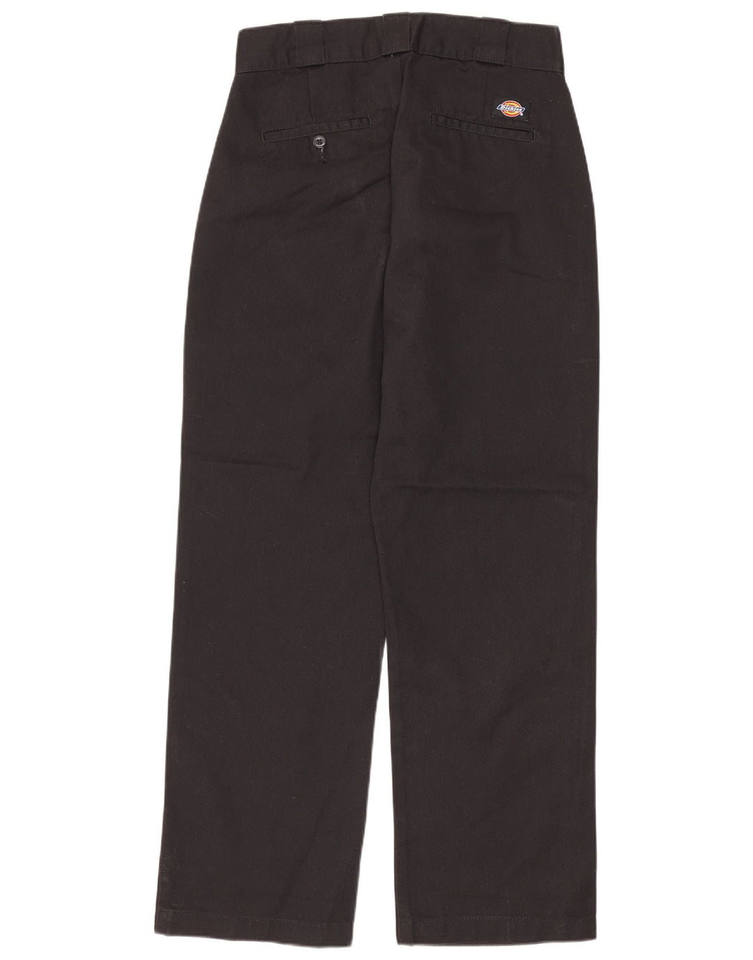Dickies ženske ravne chino hlače W26 L26 crni poliester