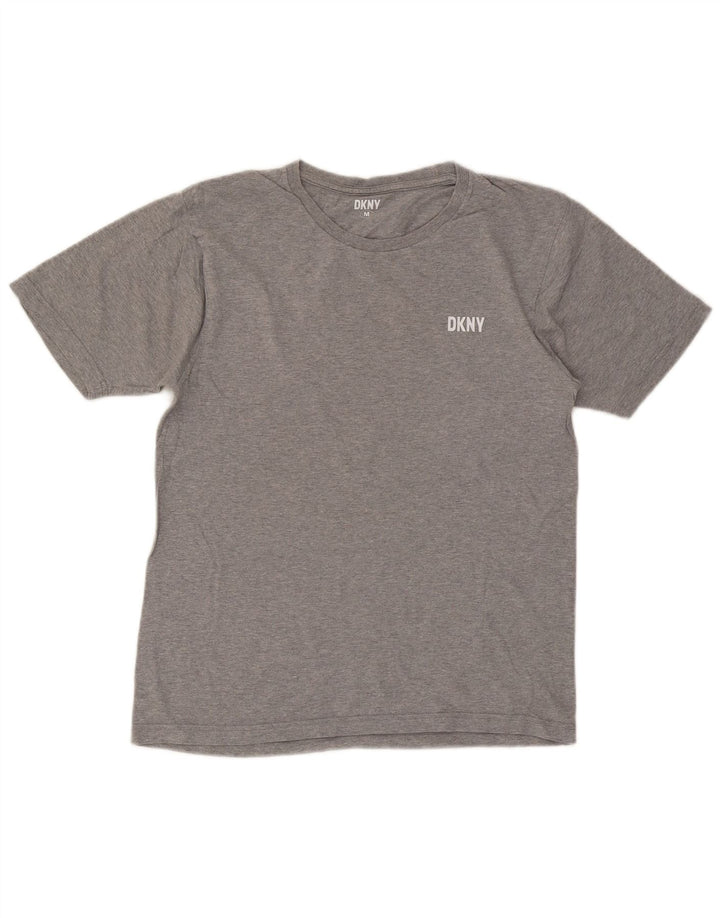 Dkny muška majica kratkih rukava Srednje sivi pamuk